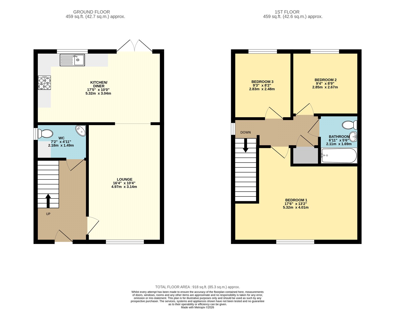 24, Bramley Close, N E Lincs floorplan