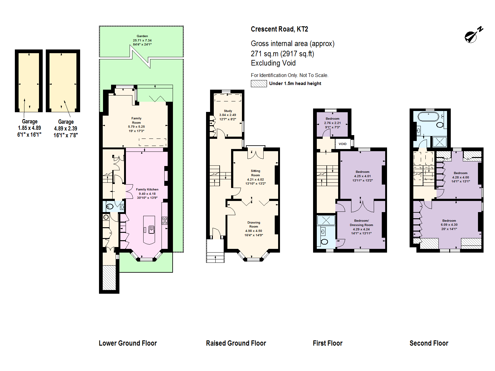 5 bed semidetached house for sale in Crescent Road, Kingston Upon