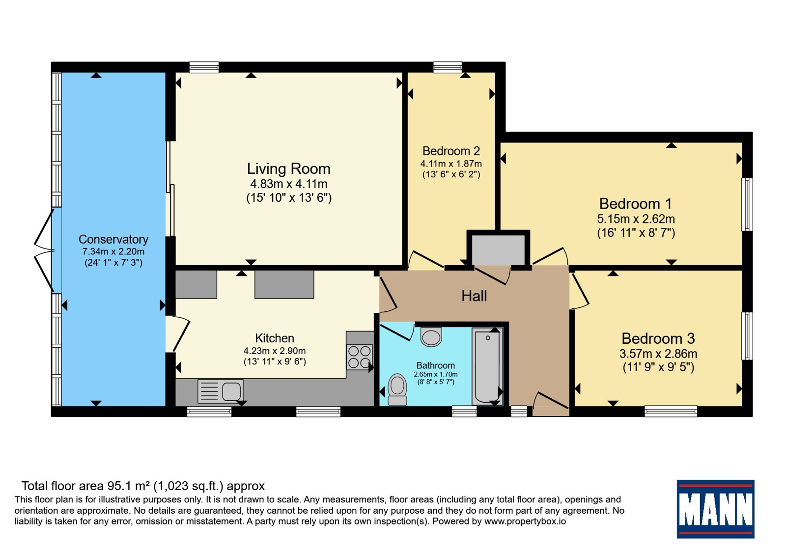 34, Danes Drive, Sheerness floorplan
