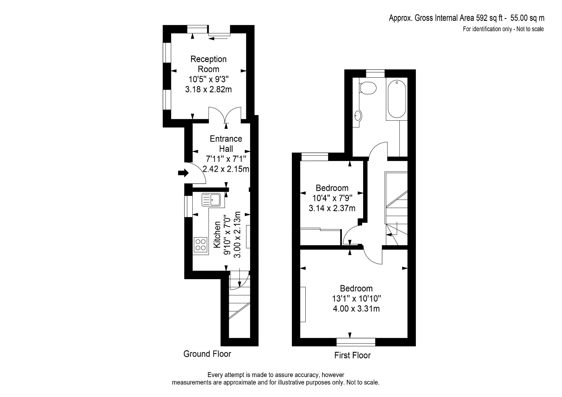 265a, Woodham Lane, Addlestone floorplan