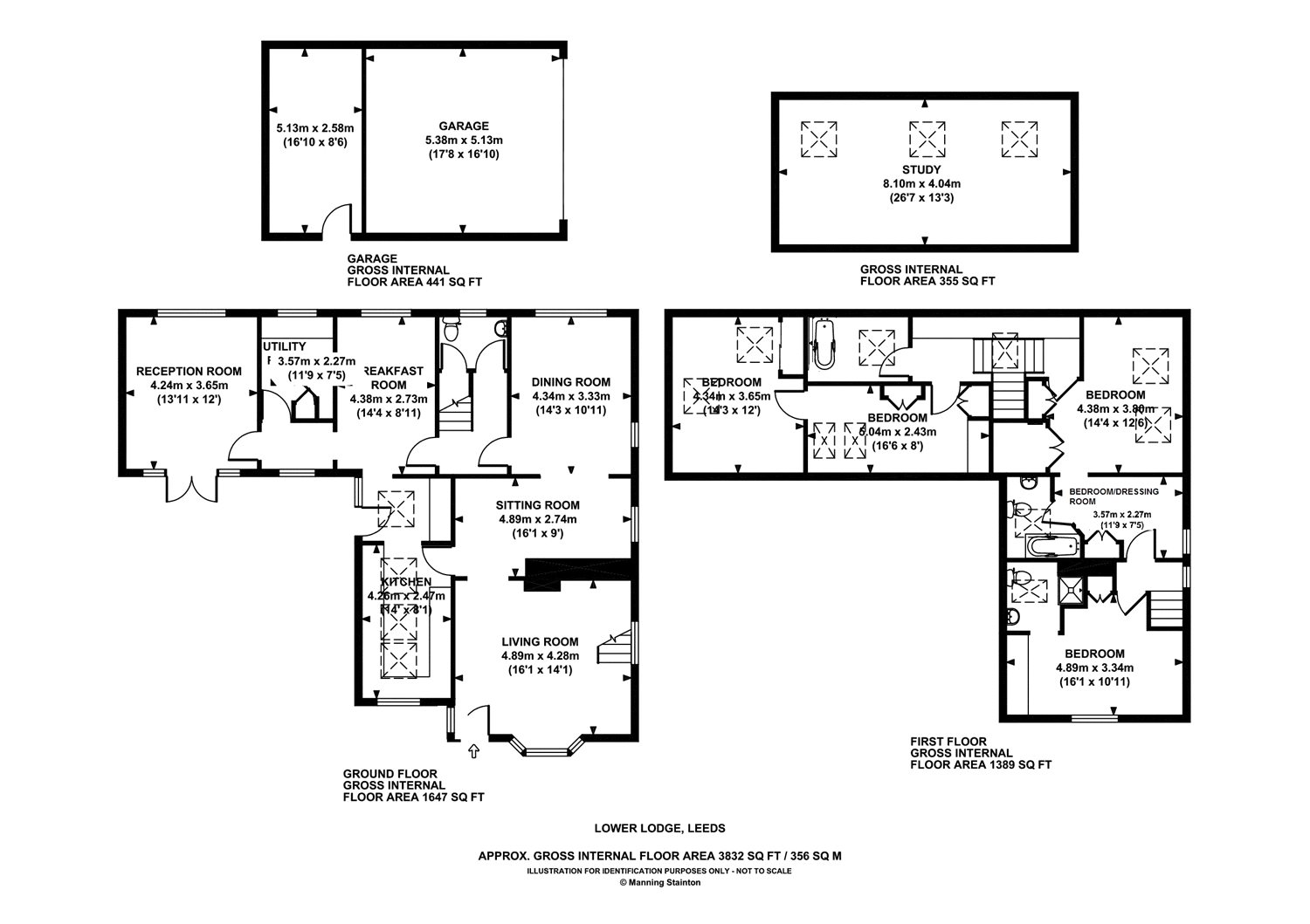 5 Bedrooms Detached house for sale in Lower Lodge, Weetwood Lane, Weetwood, Leeds, West Yorkshire LS16