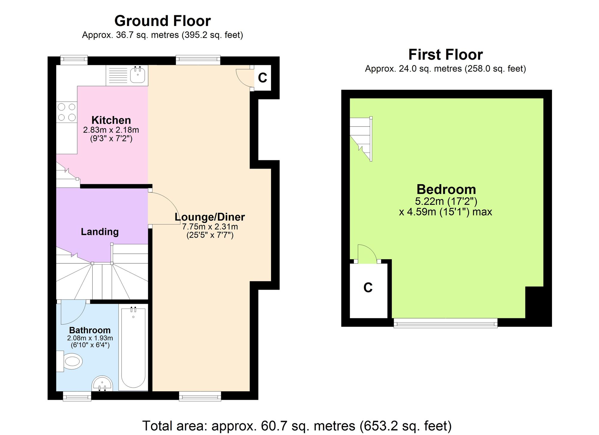 61a Bolton Street, Brixham floorplan