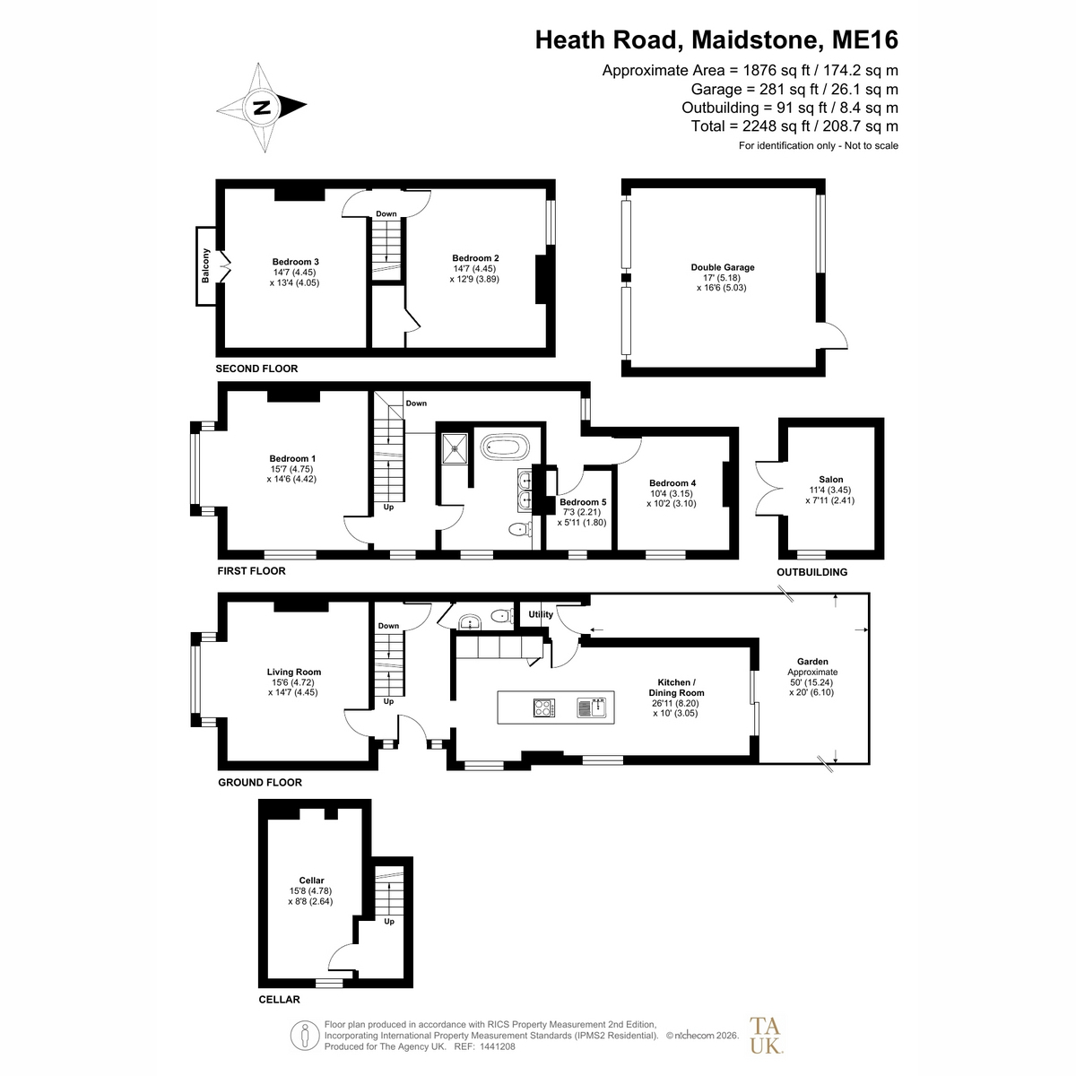 10, Heath Road, Barming floorplan