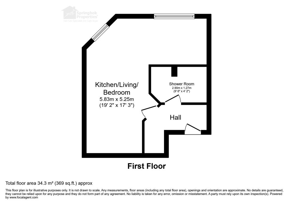 Flat 20, County Mews, Kendal floorplan