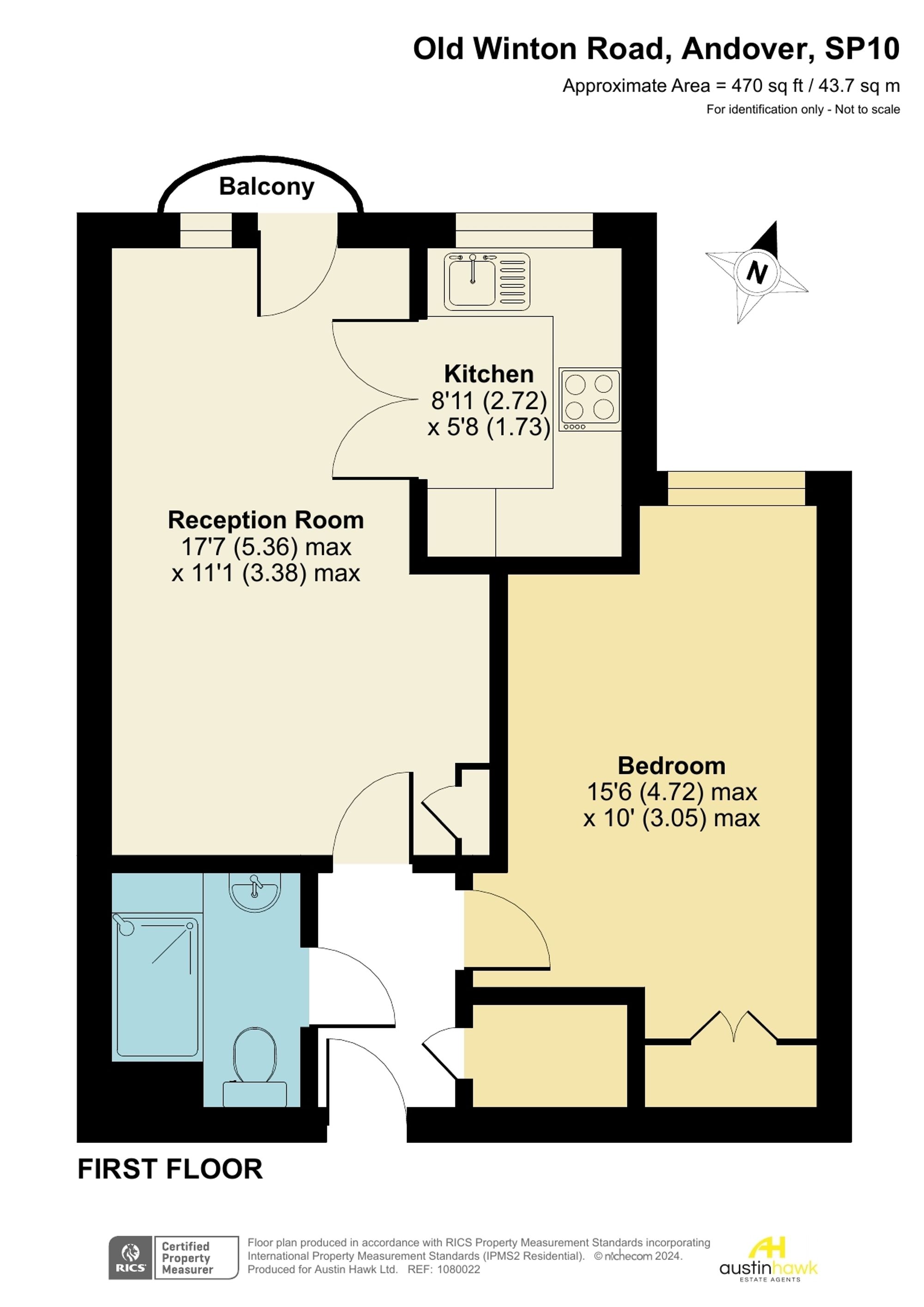 Flat 30, Westfield Court Old Winton Road, Andover floorplan