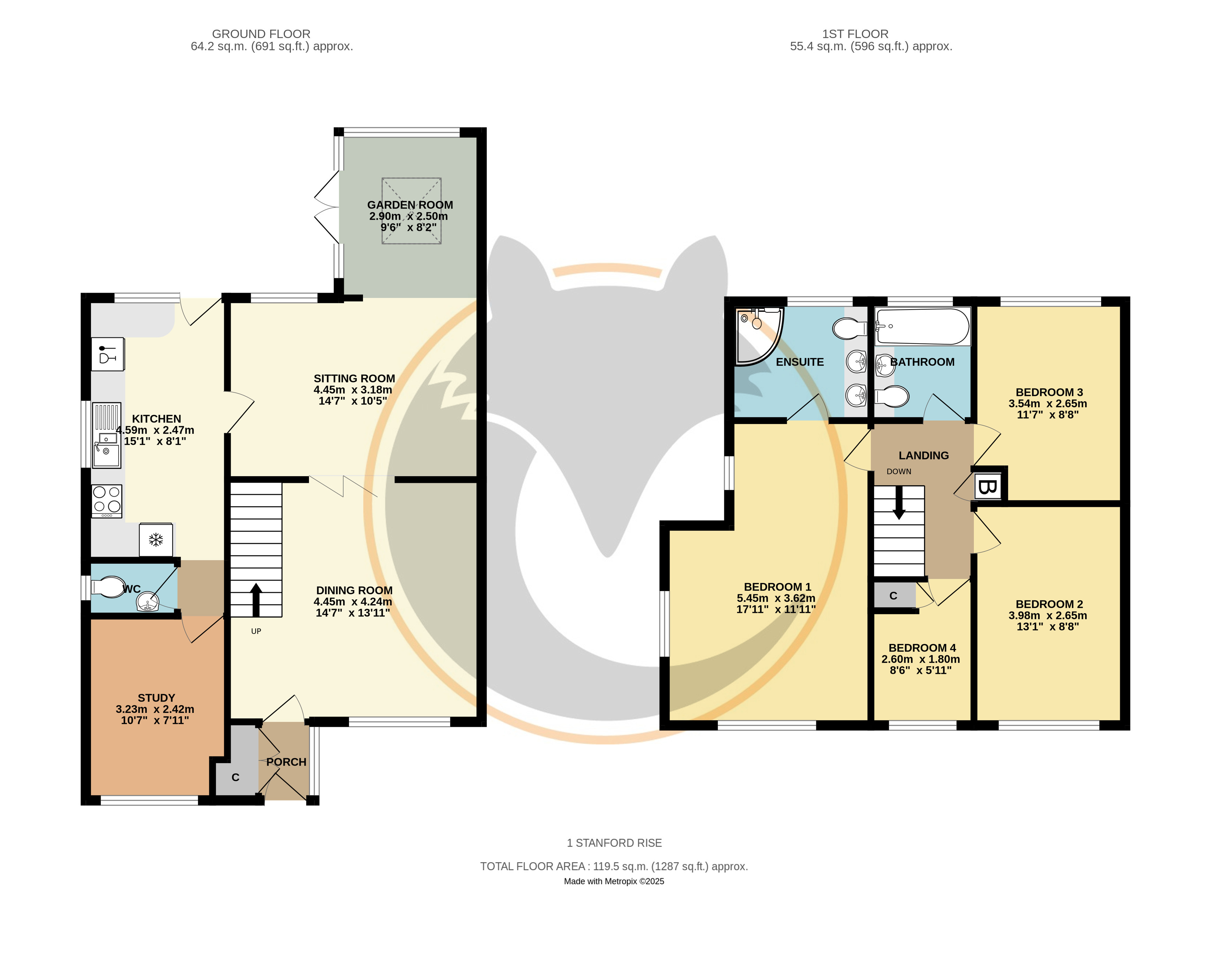 1, Stanford Rise, Lymington floorplan