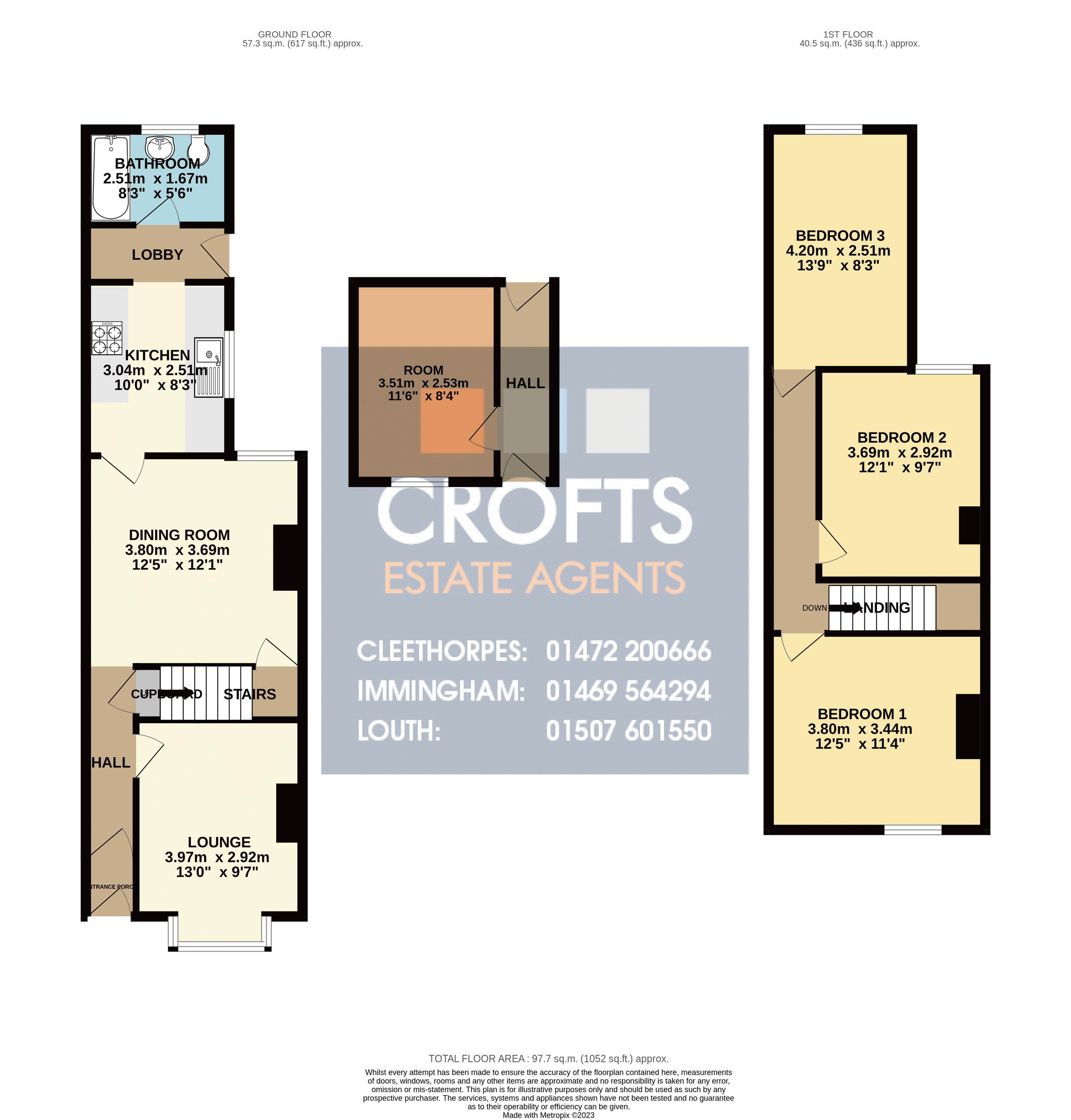 Farebrother Street, Grimsby DN32, 3 bedroom terraced house for sale