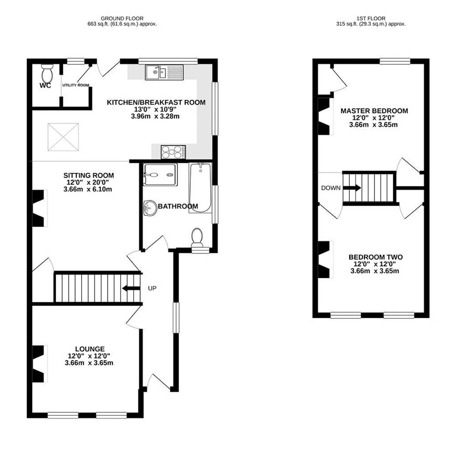 Jasmine Cottage, 278, Mytchett Road, Camberley floorplan
