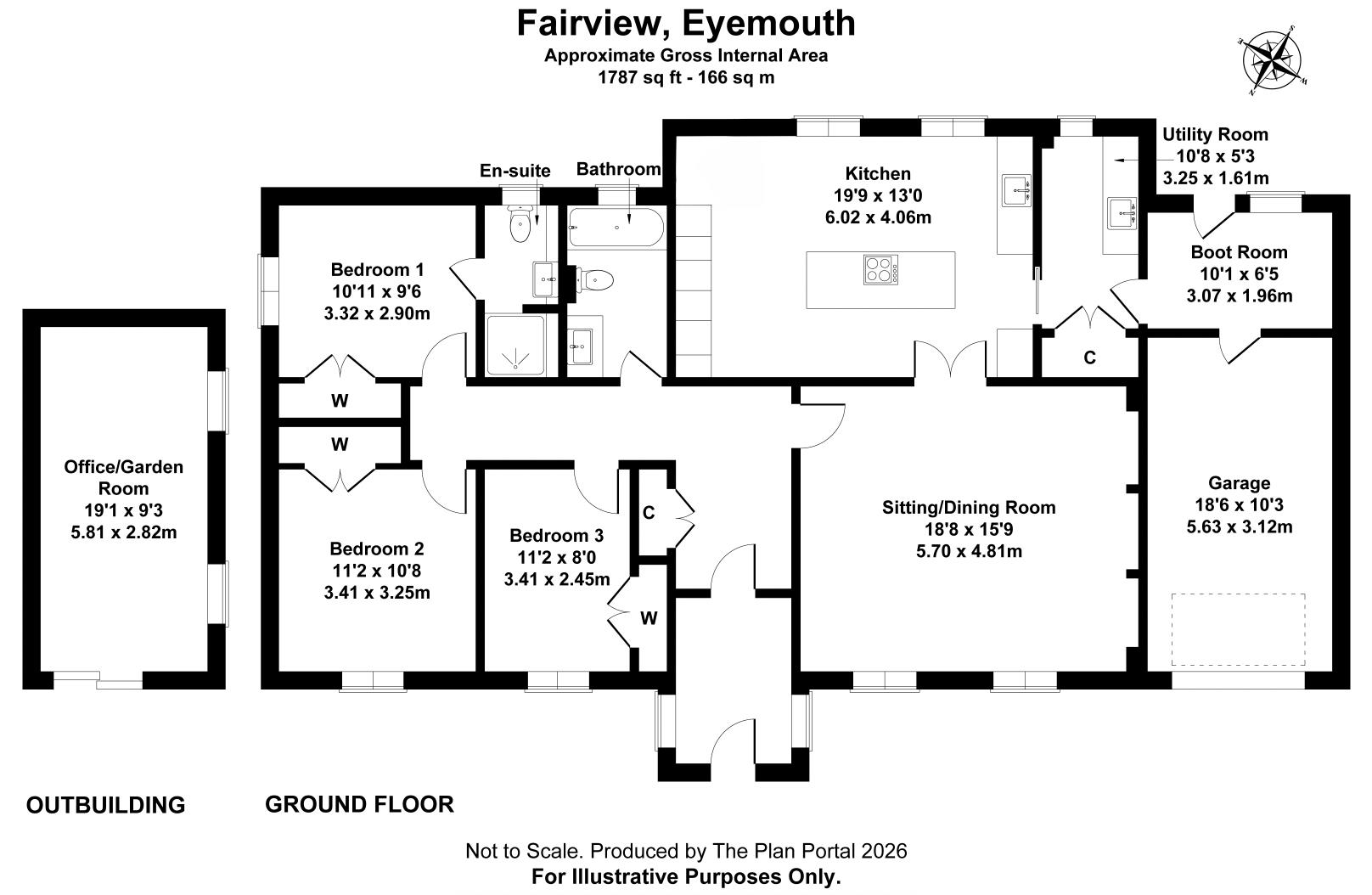 Fairview, West Flemington, Near Eyemouth floorplan