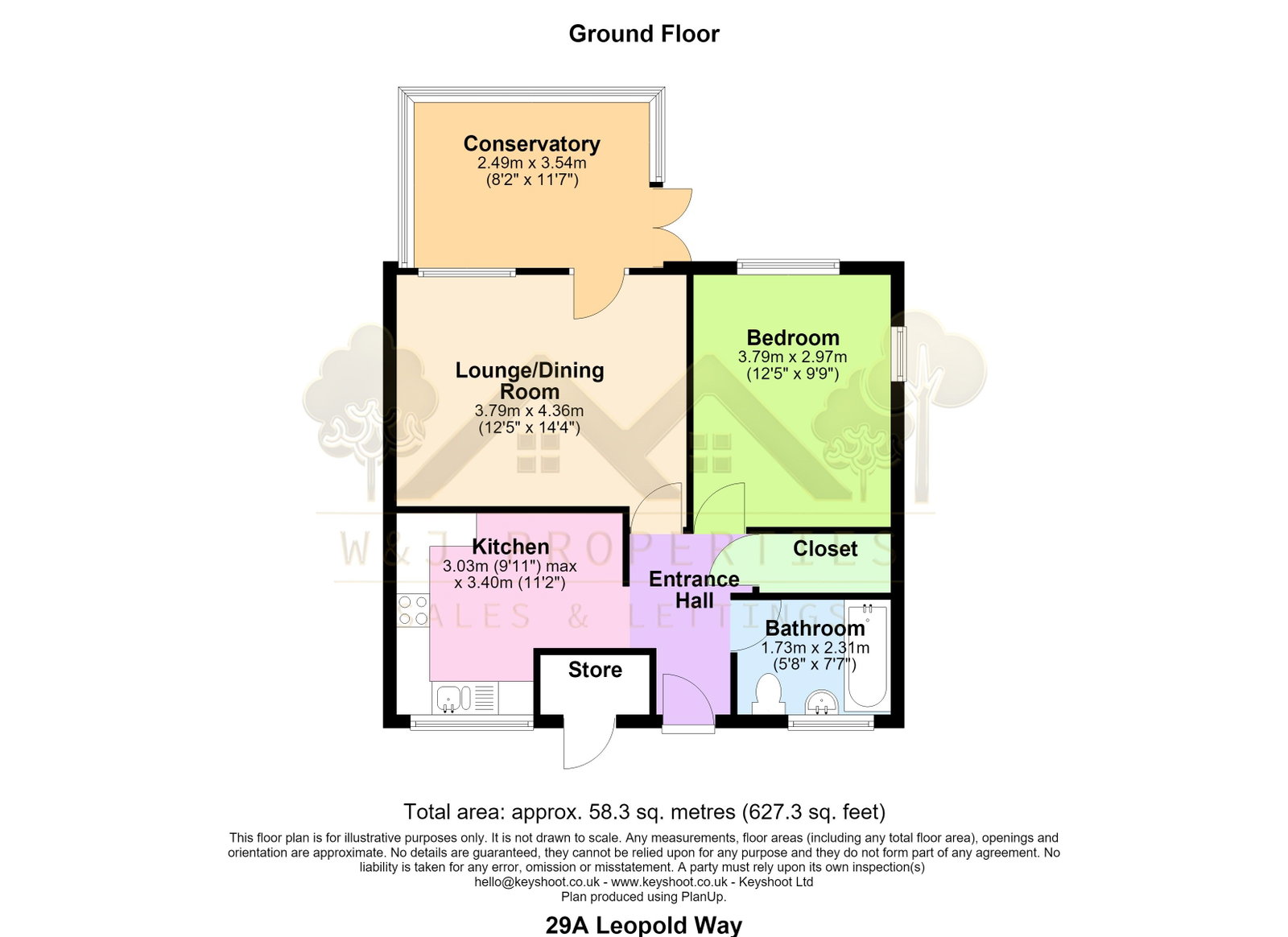 29a, Leopold Way, Blackburn floorplan