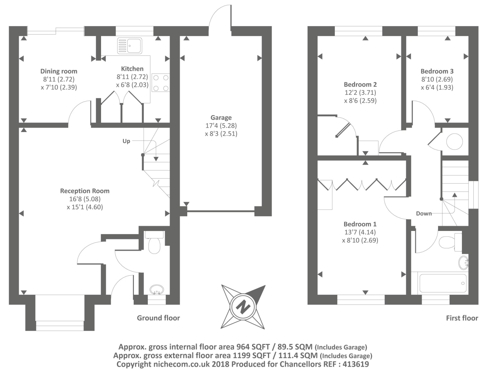 3 Bedrooms Link-detached house for sale in Martel Close, Camberley, Camberley, Surrey GU15