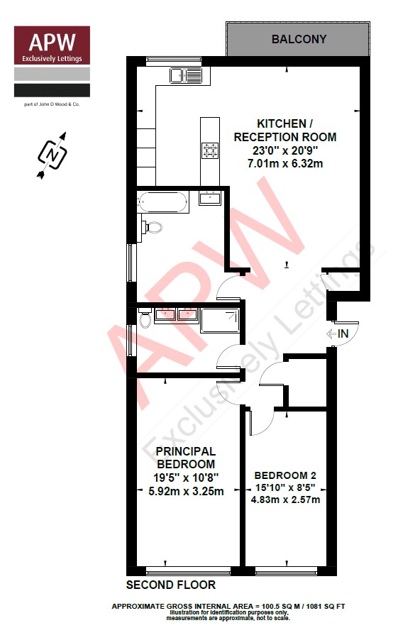 21, Farington Acres, Weybridge floorplan