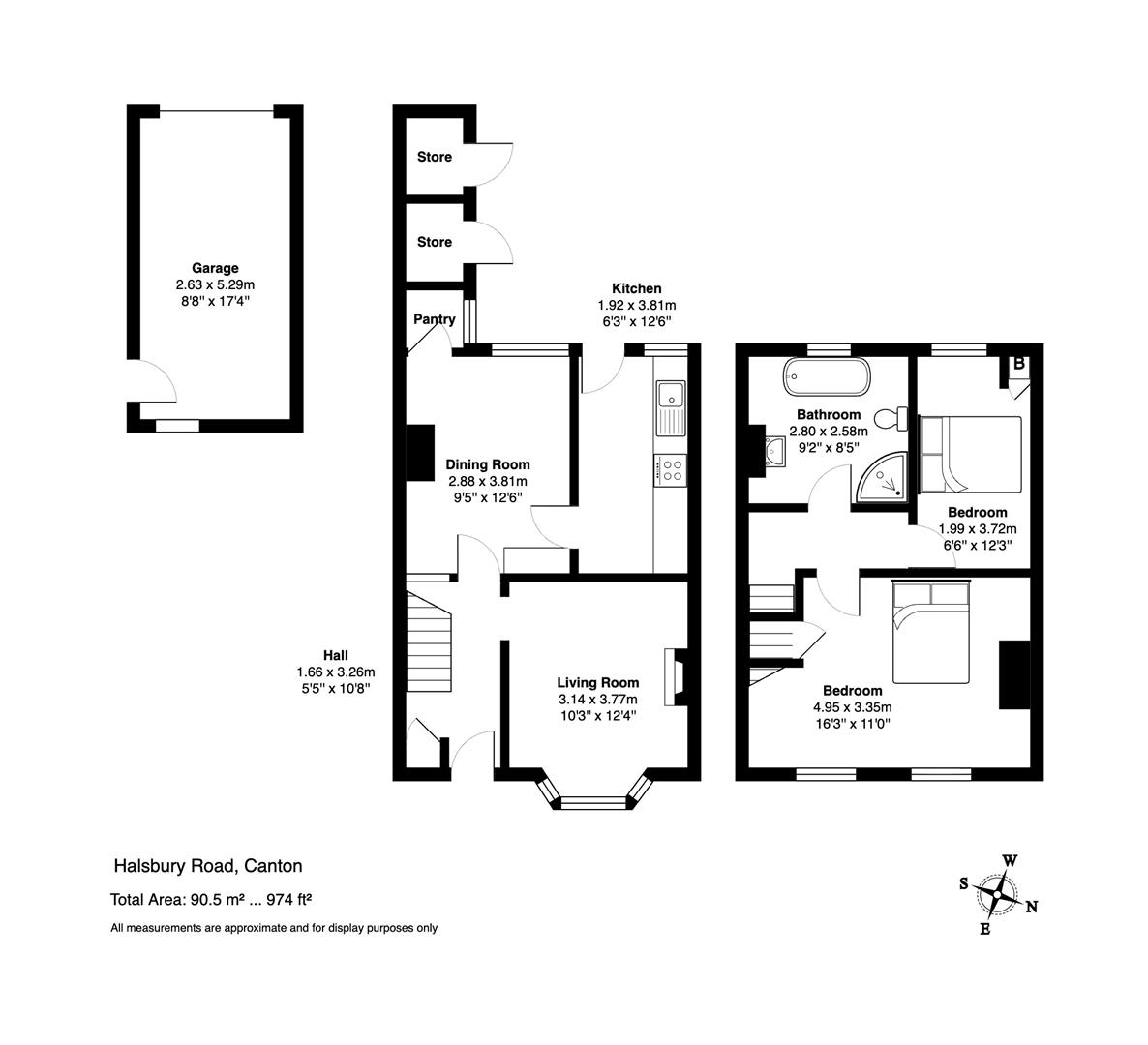17, Halsbury Road, Cardiff floorplan