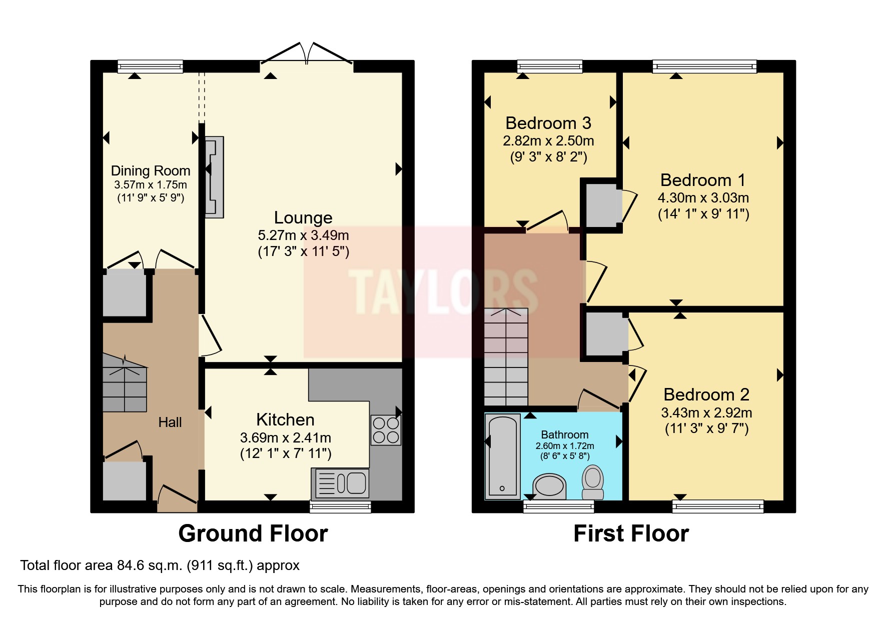 Kymswell Road, Stevenage, Hertfordshire, England SG2, 3 bedroom ...