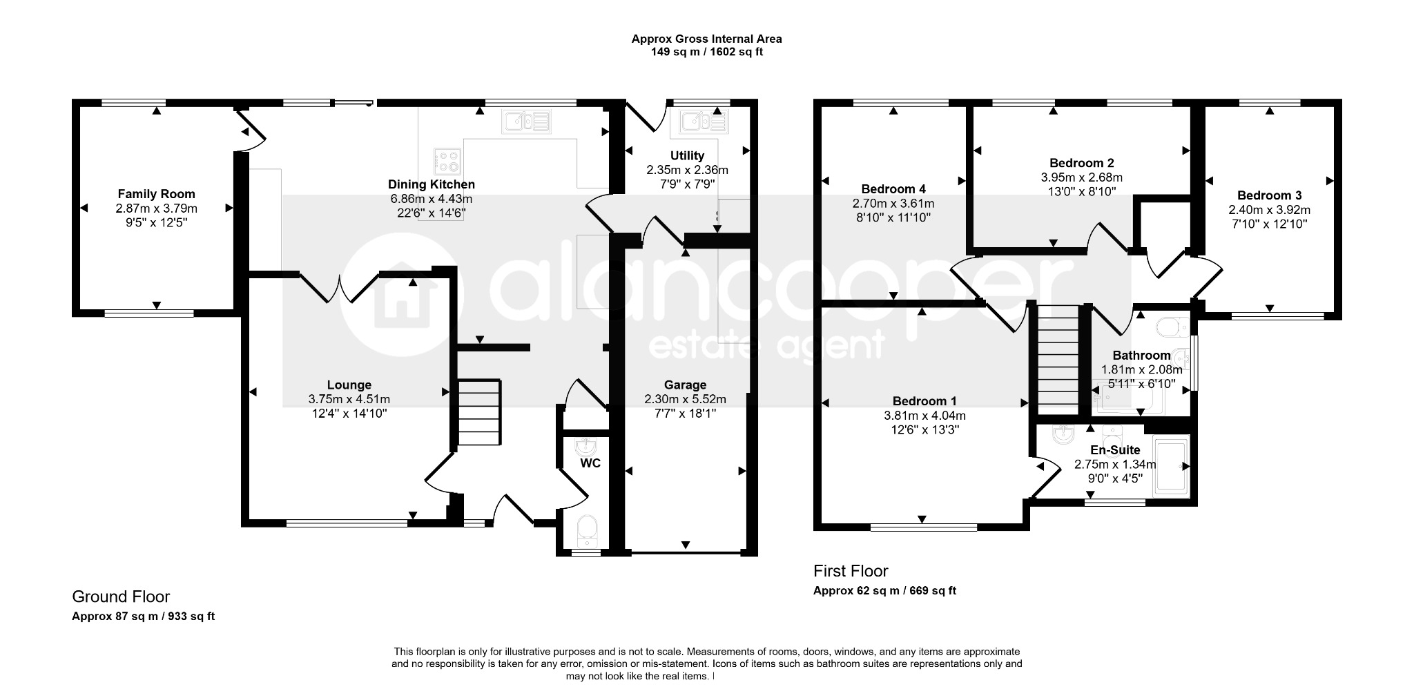 19, Canterbury Way, Nuneaton floorplan