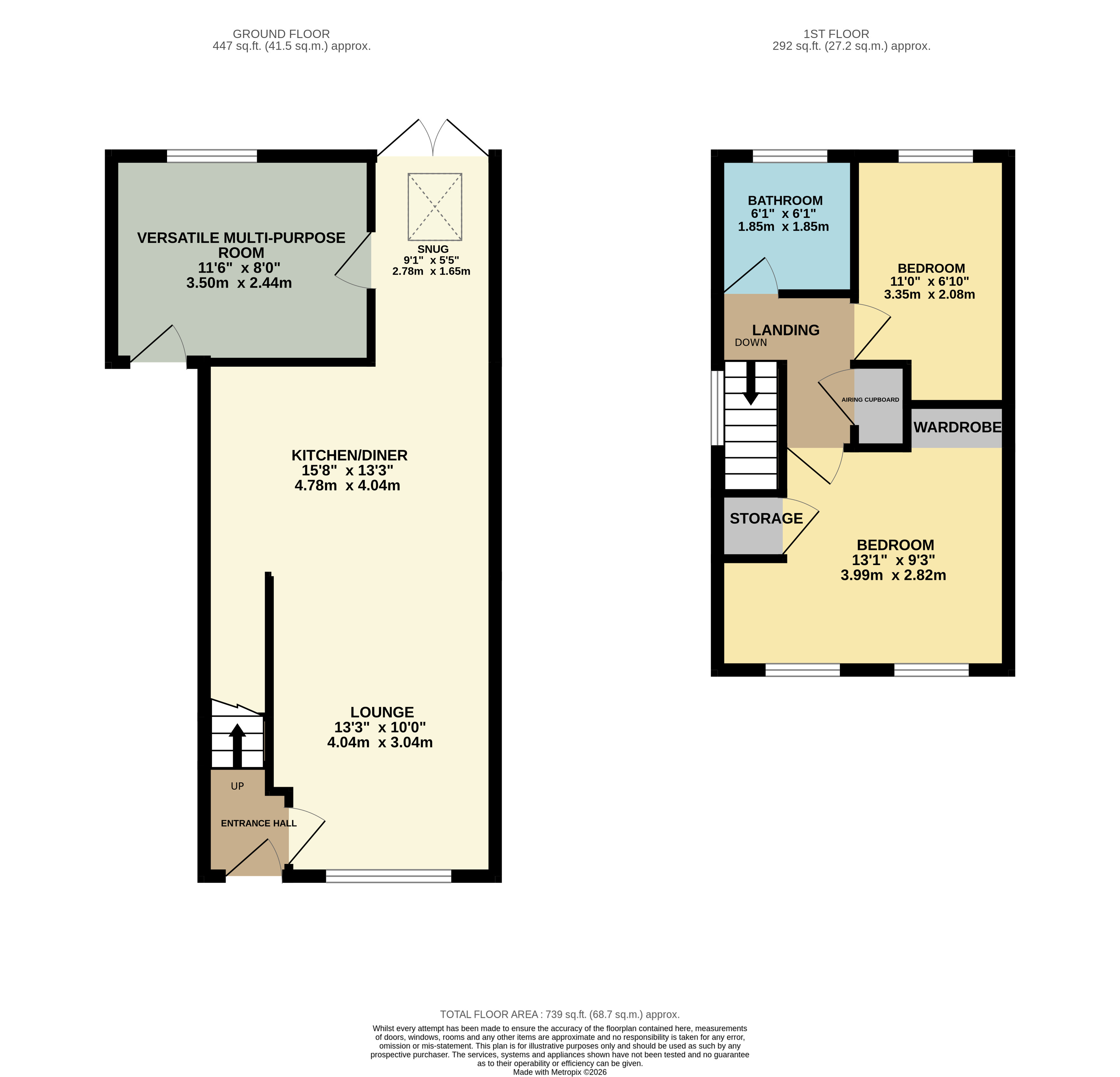3, Milton Way, Dunstable floorplan