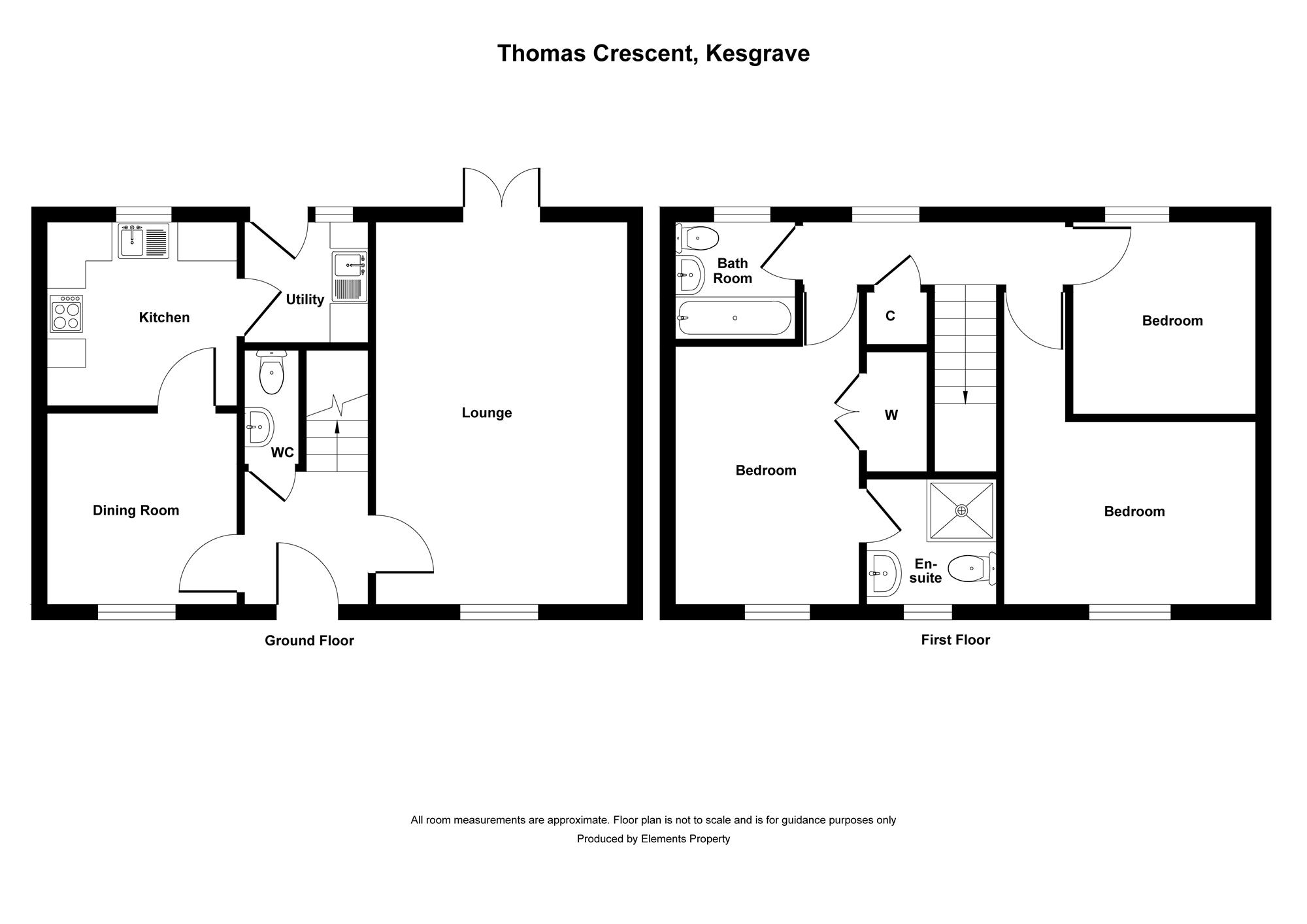 Thomas Crescent, Grange Farm, Kesgrave, Ipswich IP5, 3 bedroom semidetached house for sale