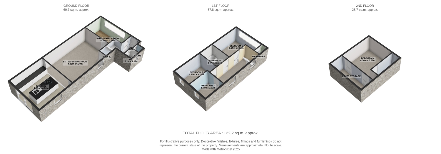 1, Copse Cottages, Lower Earnshaw Water Farm, Hebden Bridge floorplan
