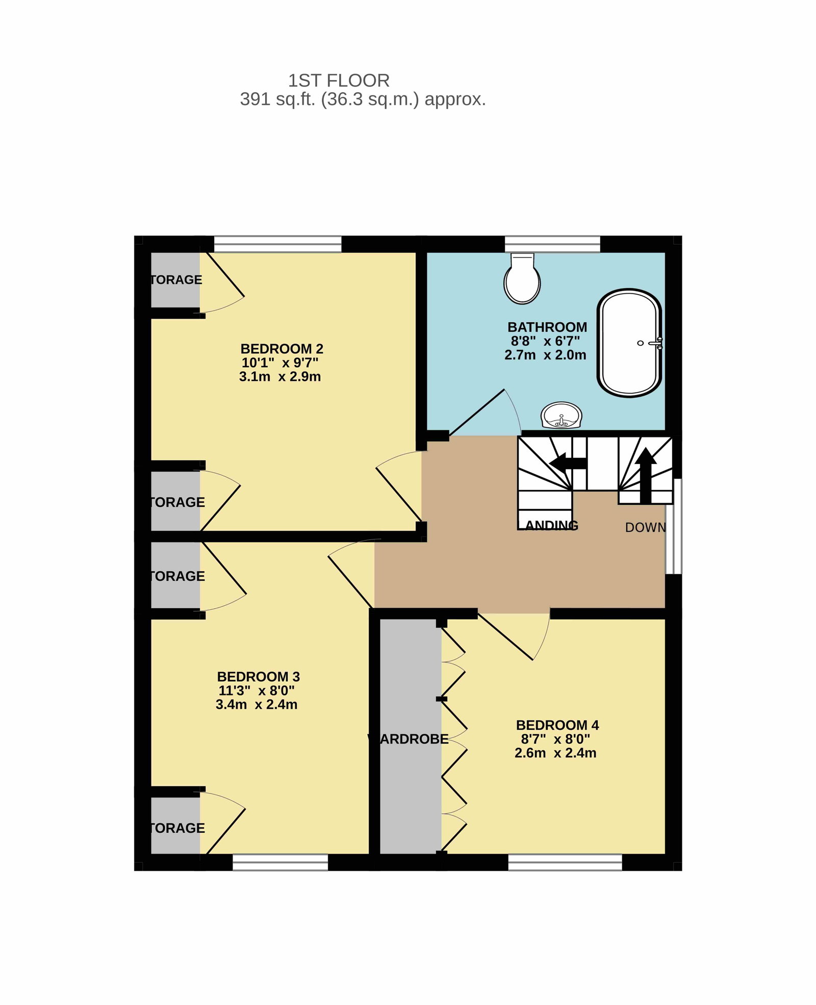 8, Main Street, Lichfield floorplan