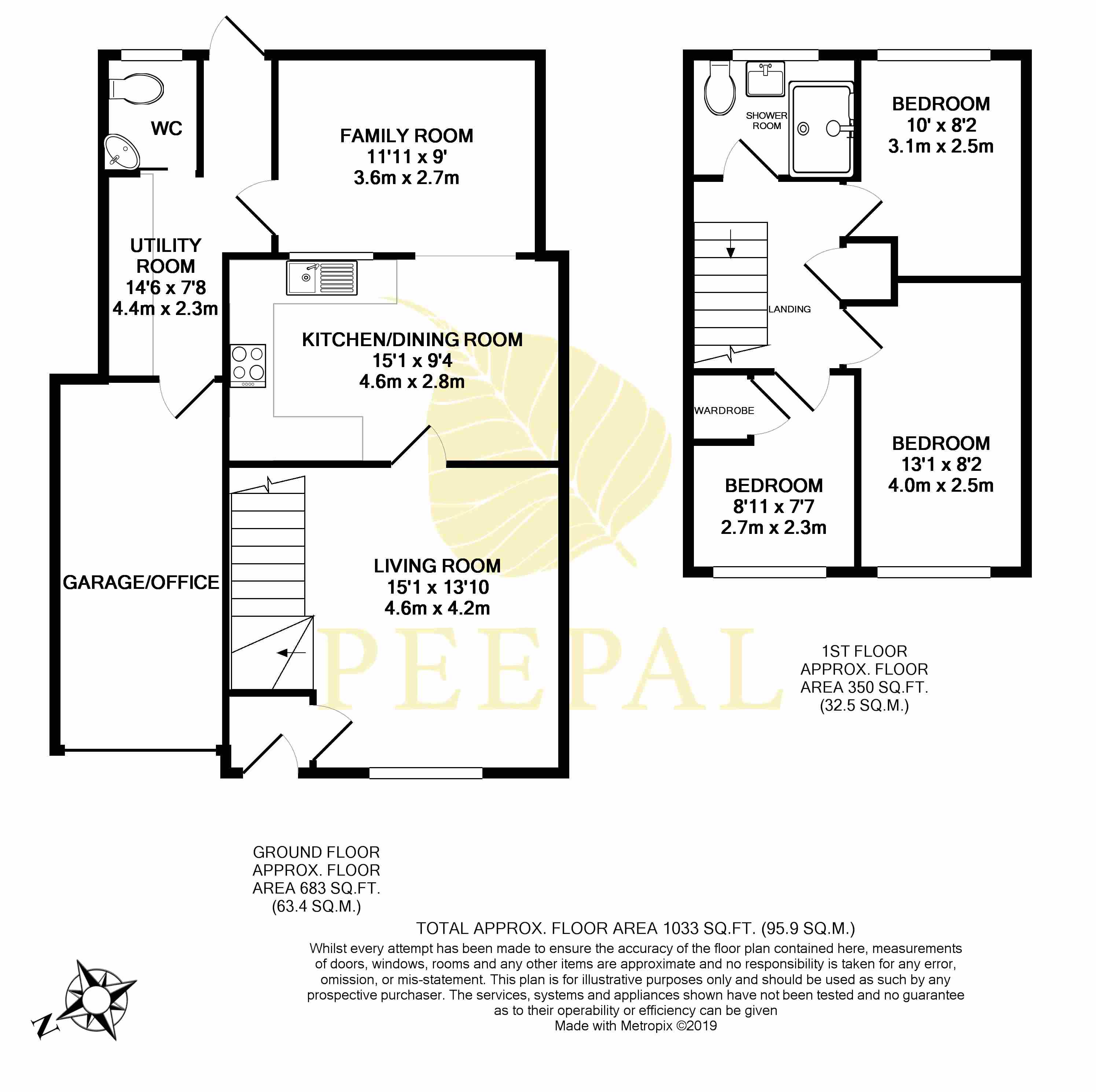 62, Verdi Close, Basingstoke floorplan