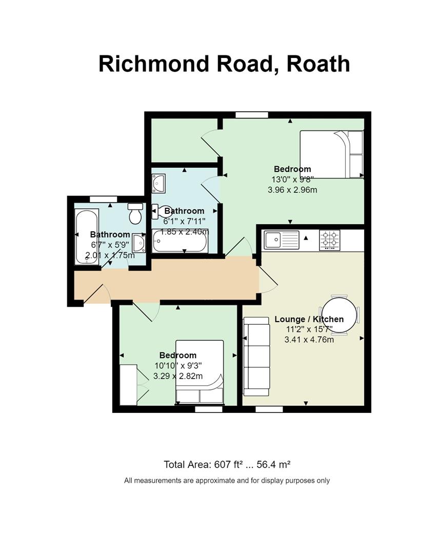 2 Bedrooms  to rent in Richmond Road, Cathays, Cardiff CF24