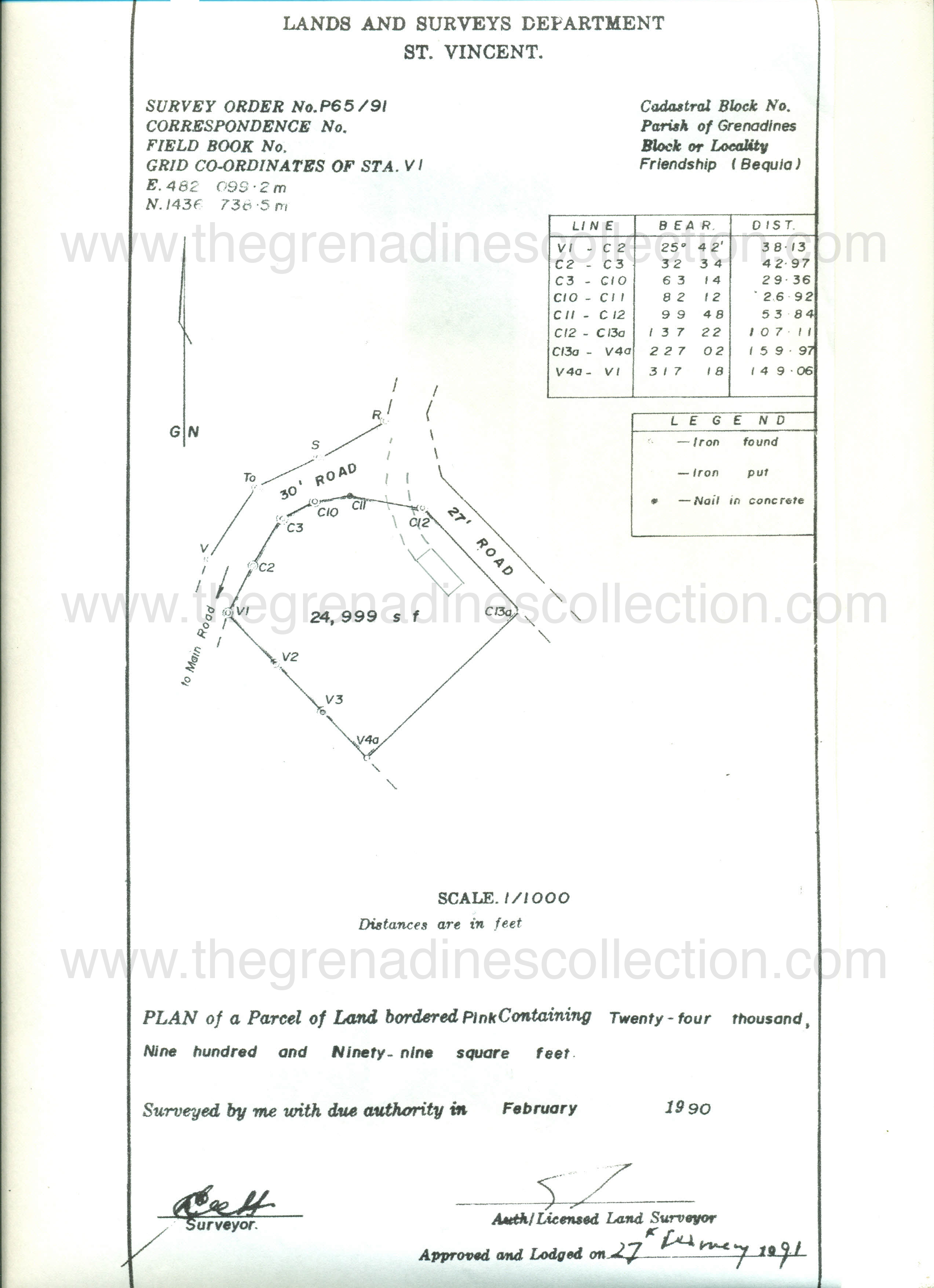 Old Fort Estate, Mount Pleasant, Bequia, St Vincent And The Grenadines