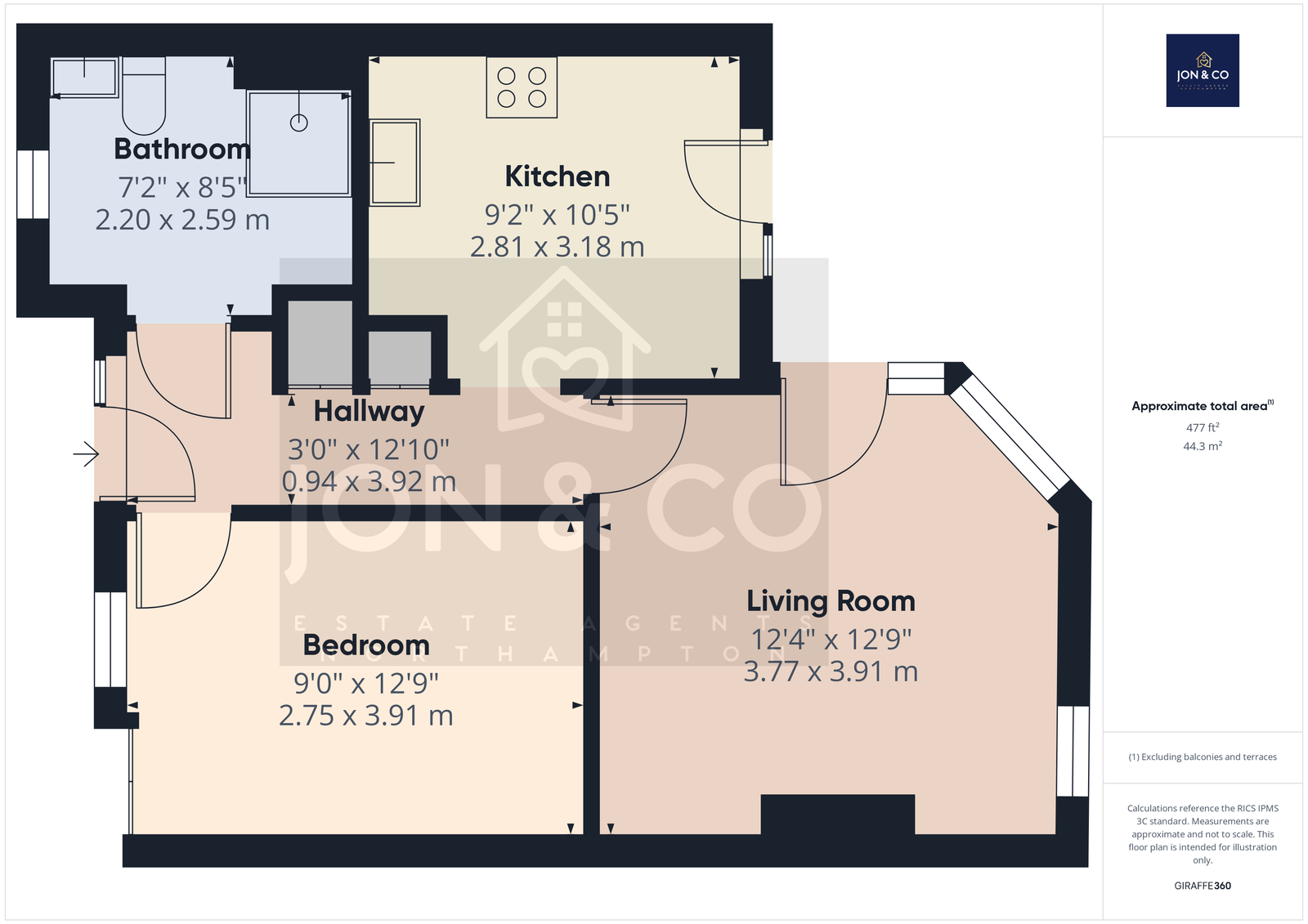 3, Bekonscot Court, Milton Keynes floorplan