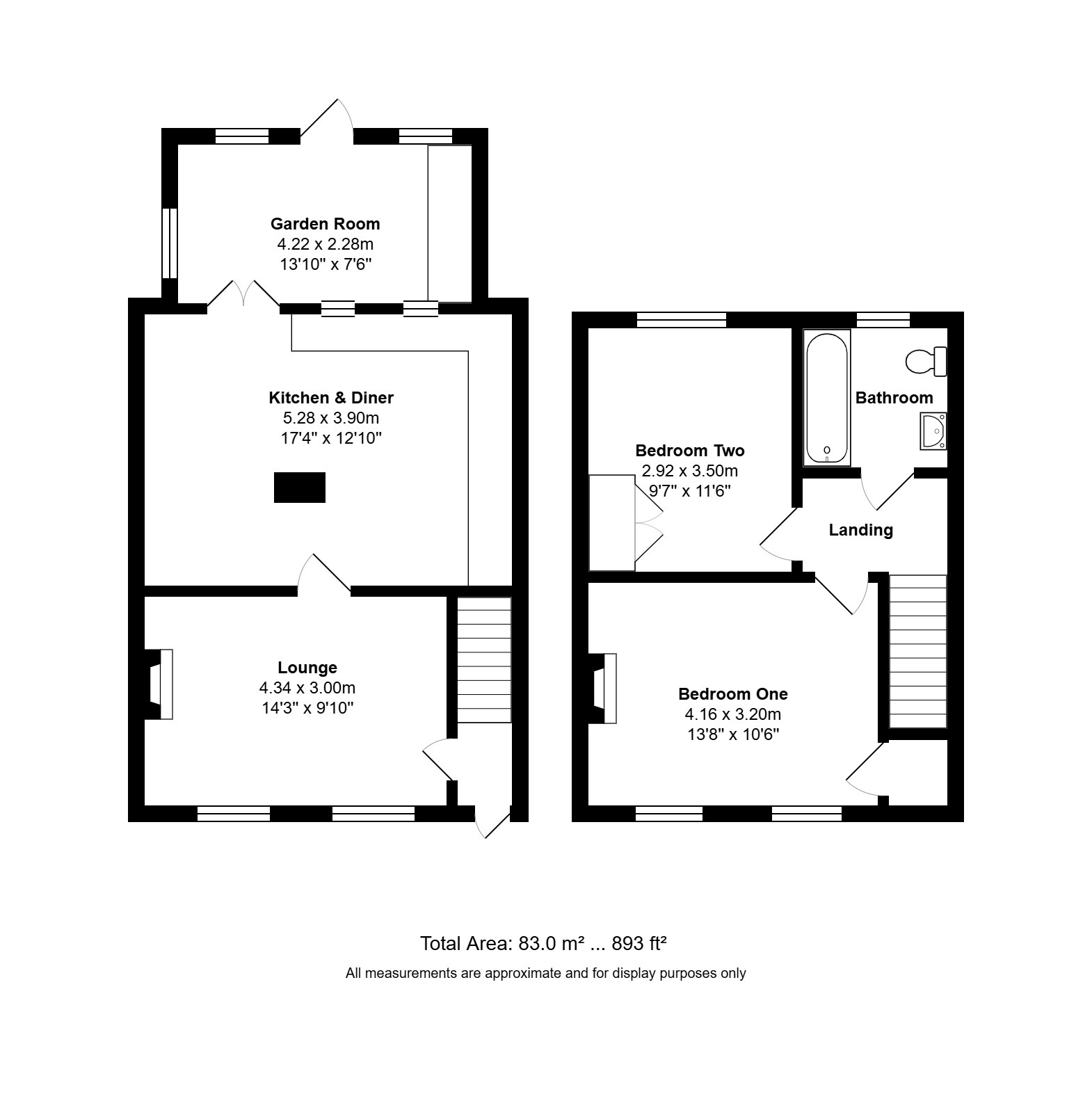 Ad Astra, Back Lane, King's Lynn floorplan