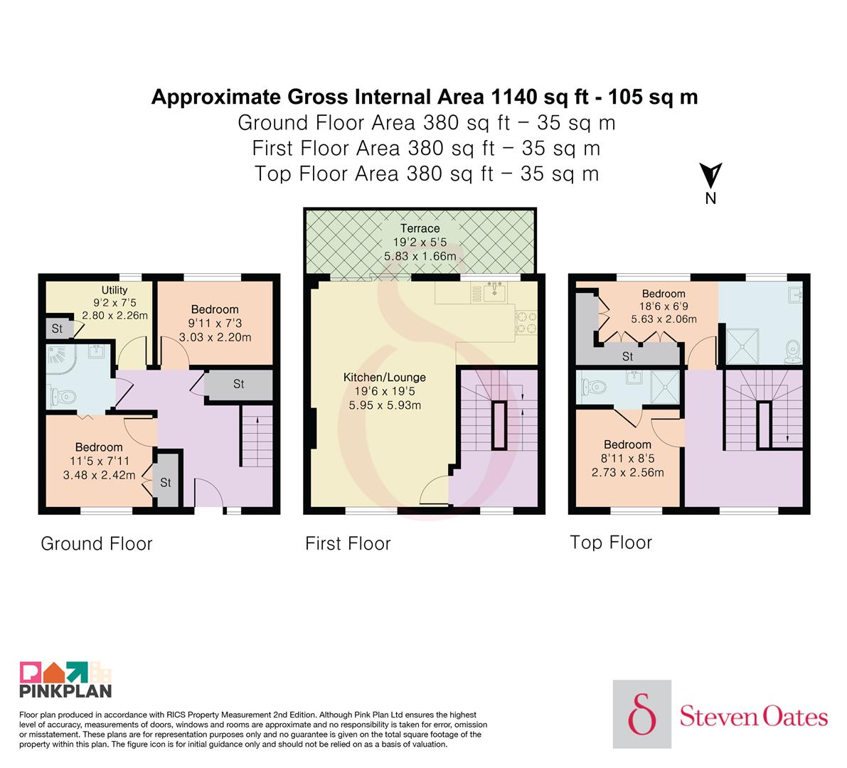 5a, North Road, Hertford floorplan