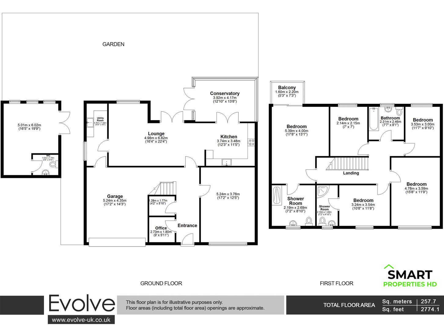 16, Greenroyd Croft, Huddersfield floorplan