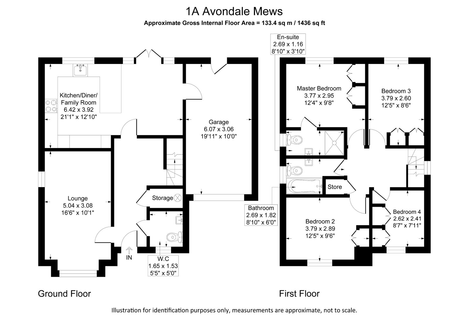 1a, Avondale Mews, Darwen floorplan