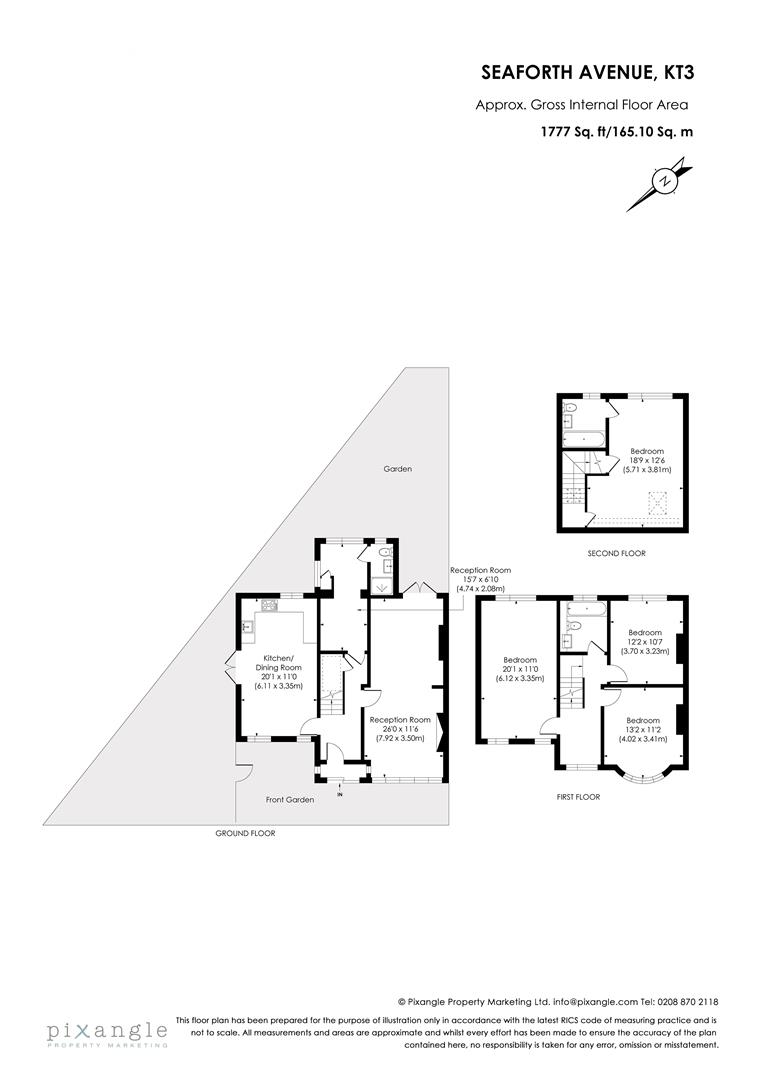 Seaforth Avenue, Motspur Park floorplan