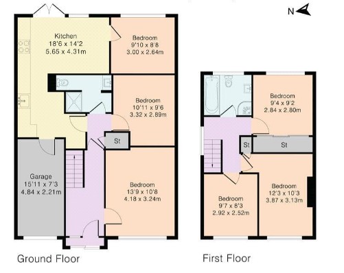 9, Nobles Way, Egham floorplan