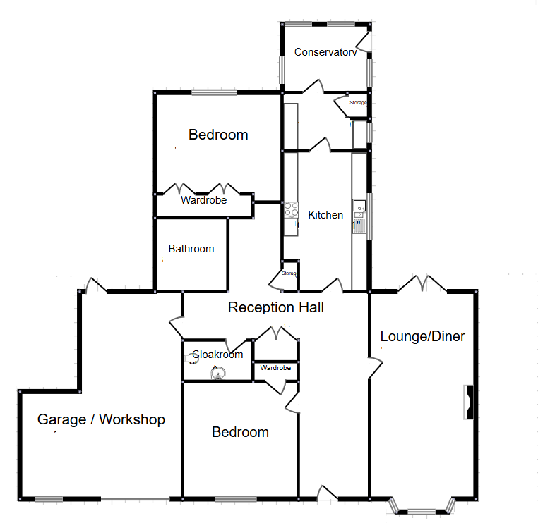 22, Knights End Road, March floorplan
