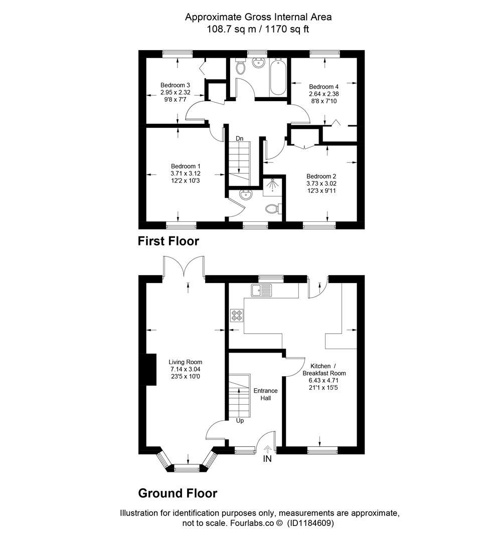 34 Fairfield Green, Fairfield Green, Taunton floorplan