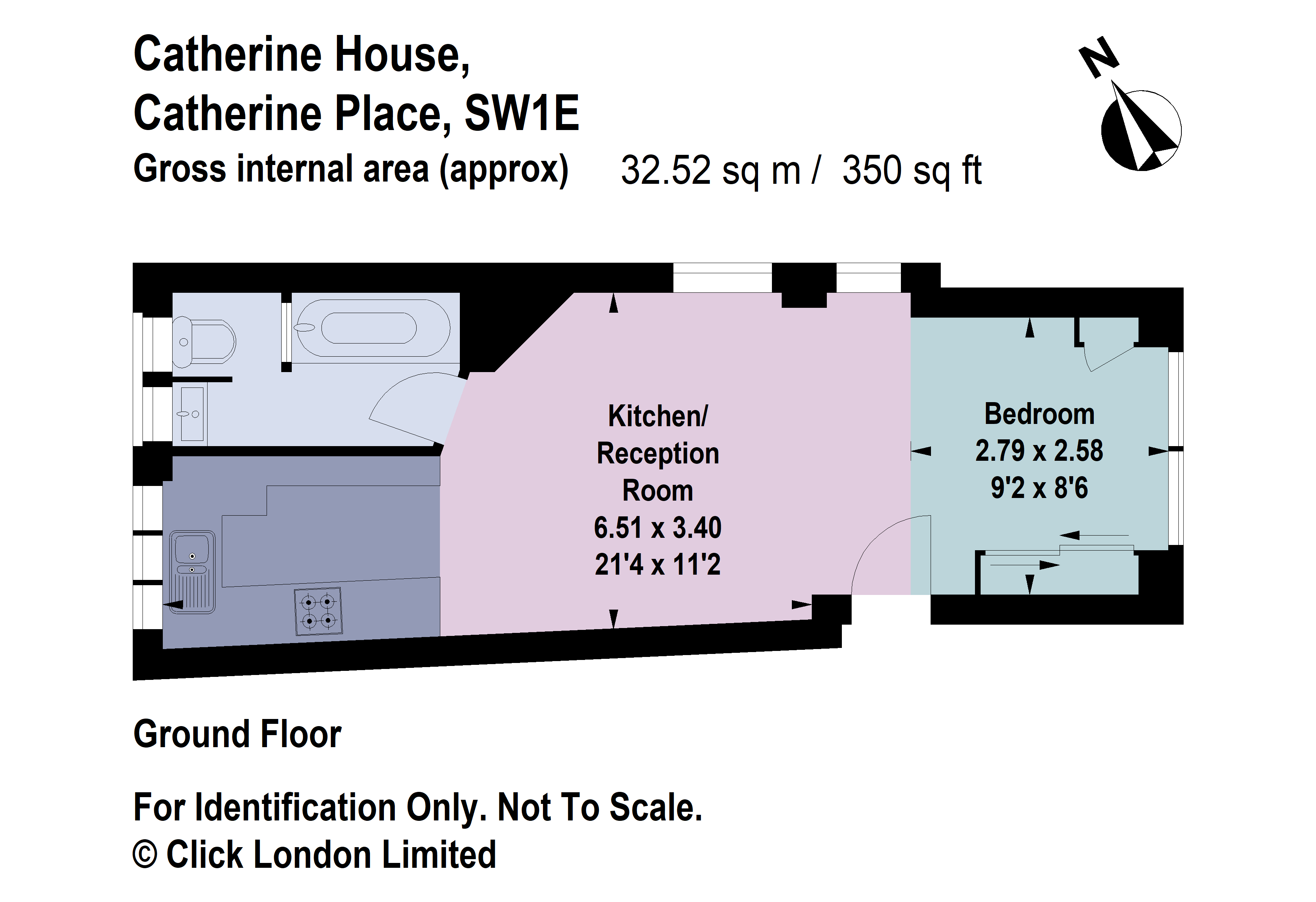 Flat 4,, Catherine House, Westminster floorplan