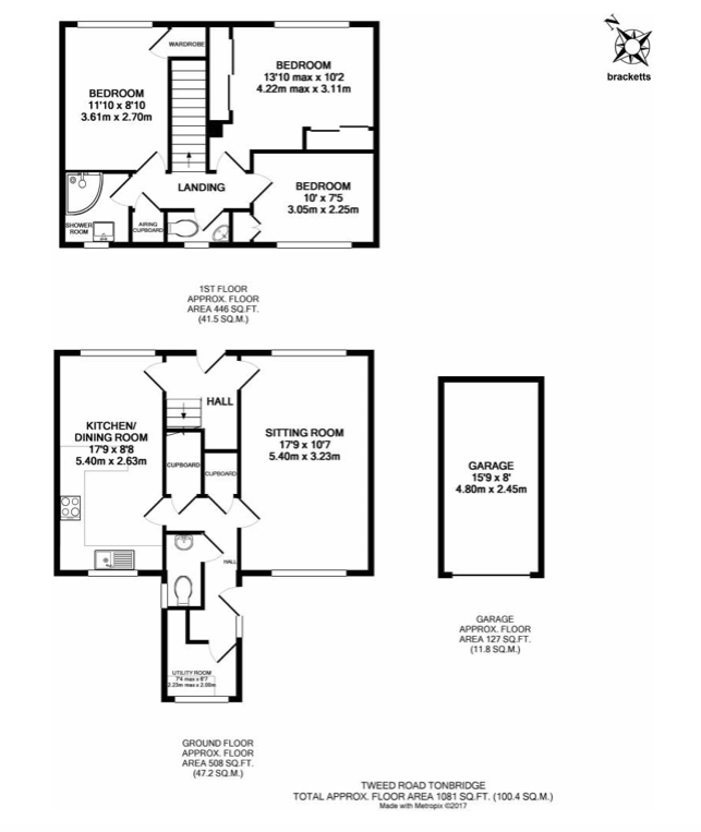 3, Tweed Road, Tonbridge floorplan
