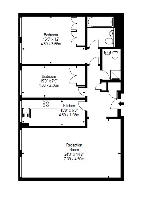 2 Bedrooms Flat to rent in Luke House, 3 Abbey Orchard House, Westminster, London SW1P