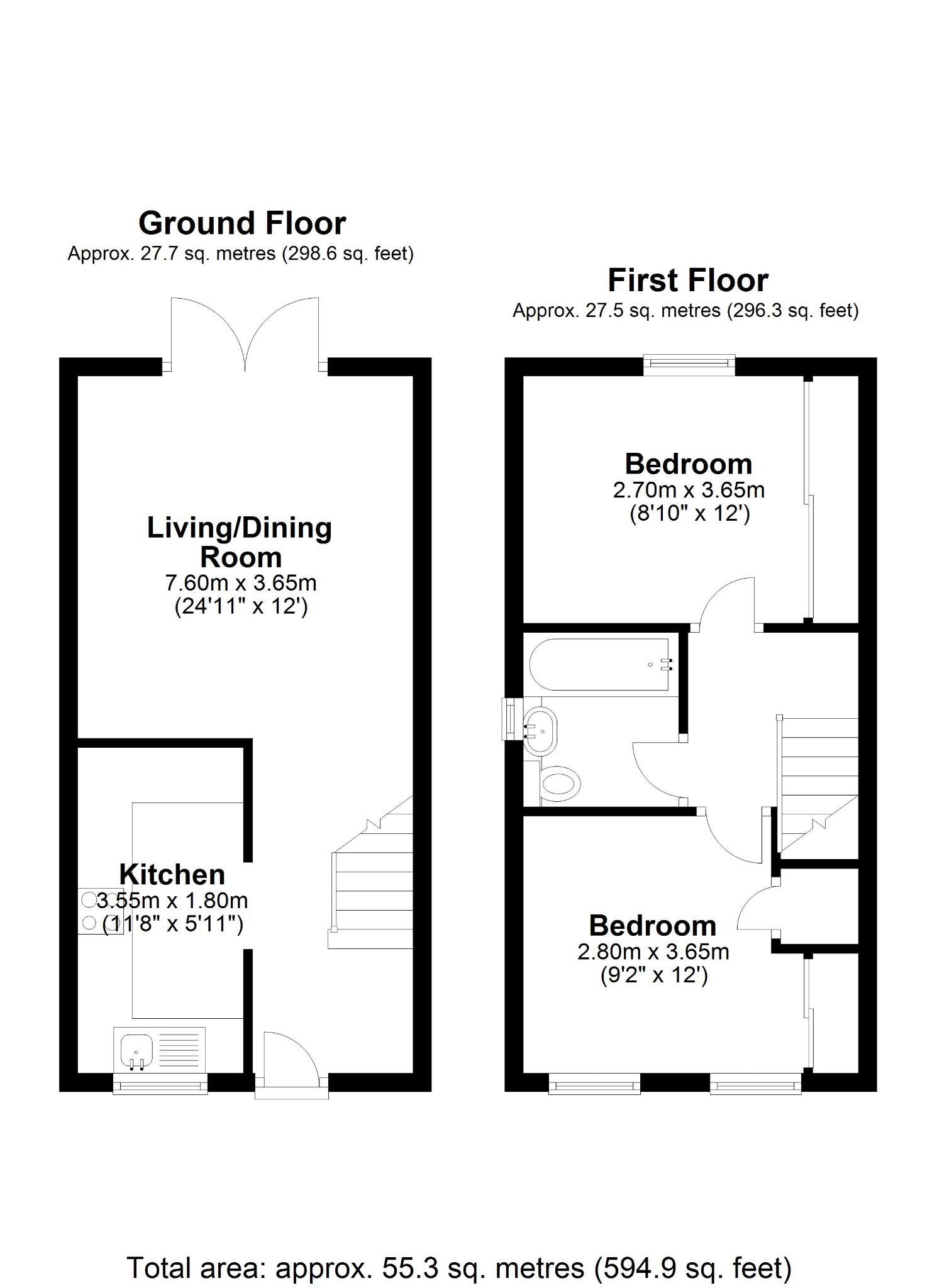 Wych Hill Park, Hook Heath, Woking GU22, 2 bedroom end terrace house