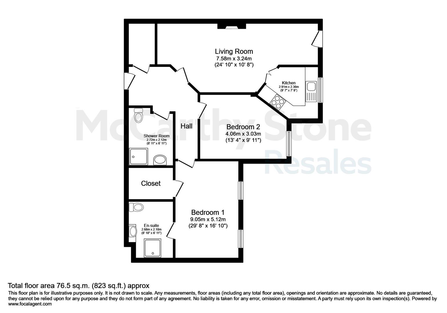61 Thackrah Court, 1 Squirrel Way, Leeds floorplan