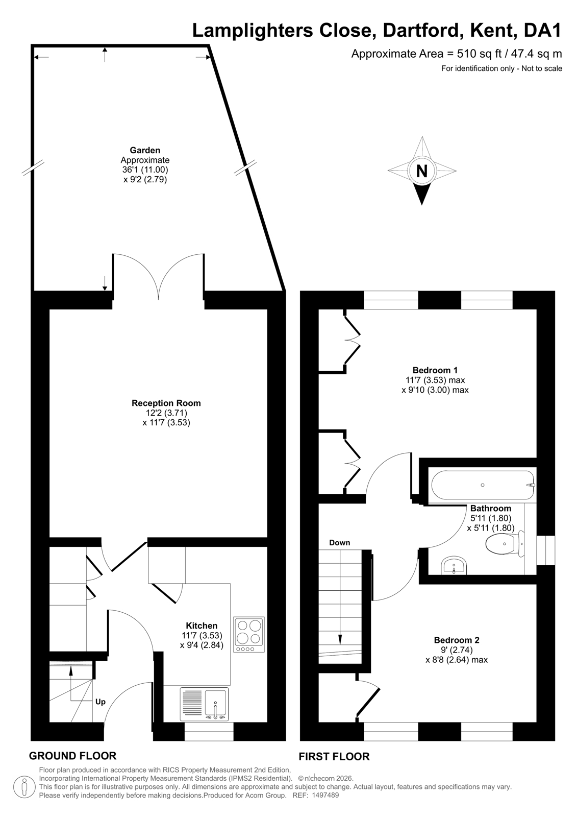 19, Lamplighters Close, Dartford floorplan