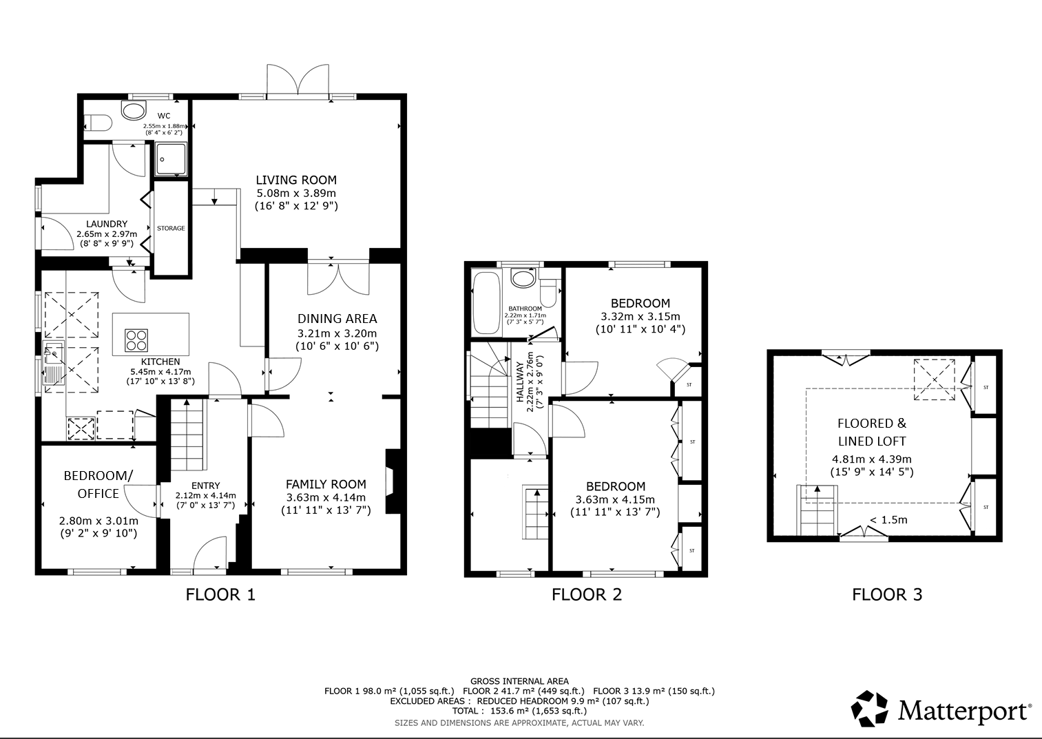 99, Craighlaw Avenue, Glasgow floorplan