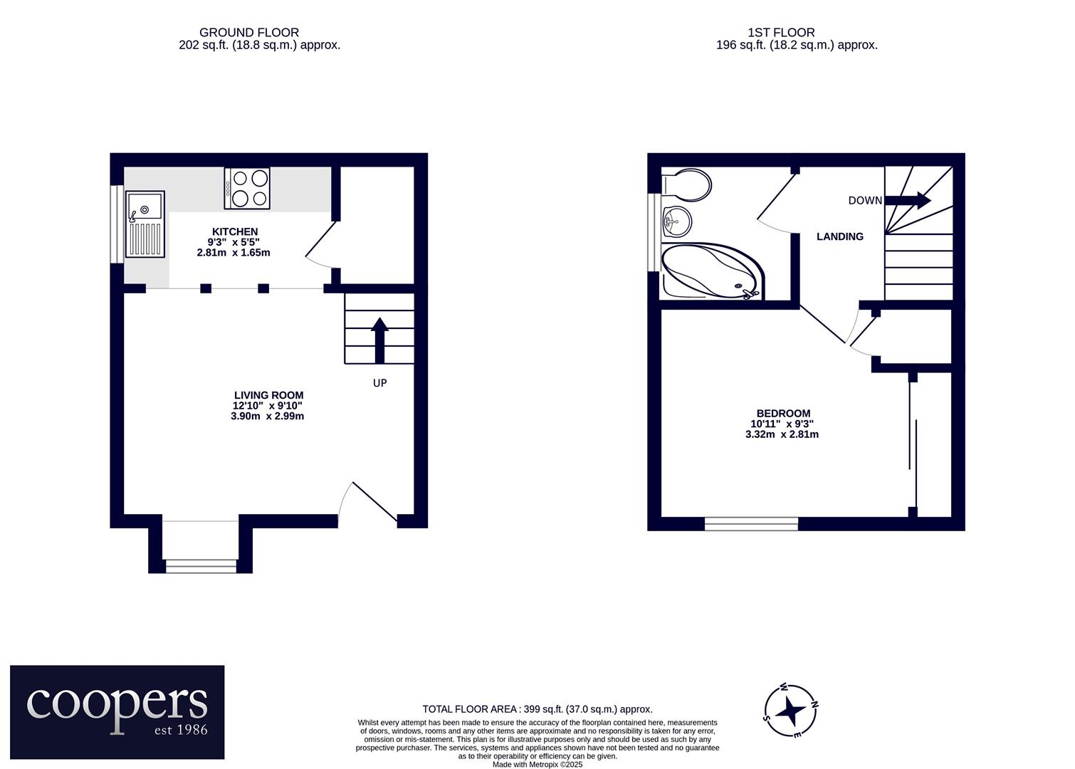 54, Pippins Close, Middlesex floorplan