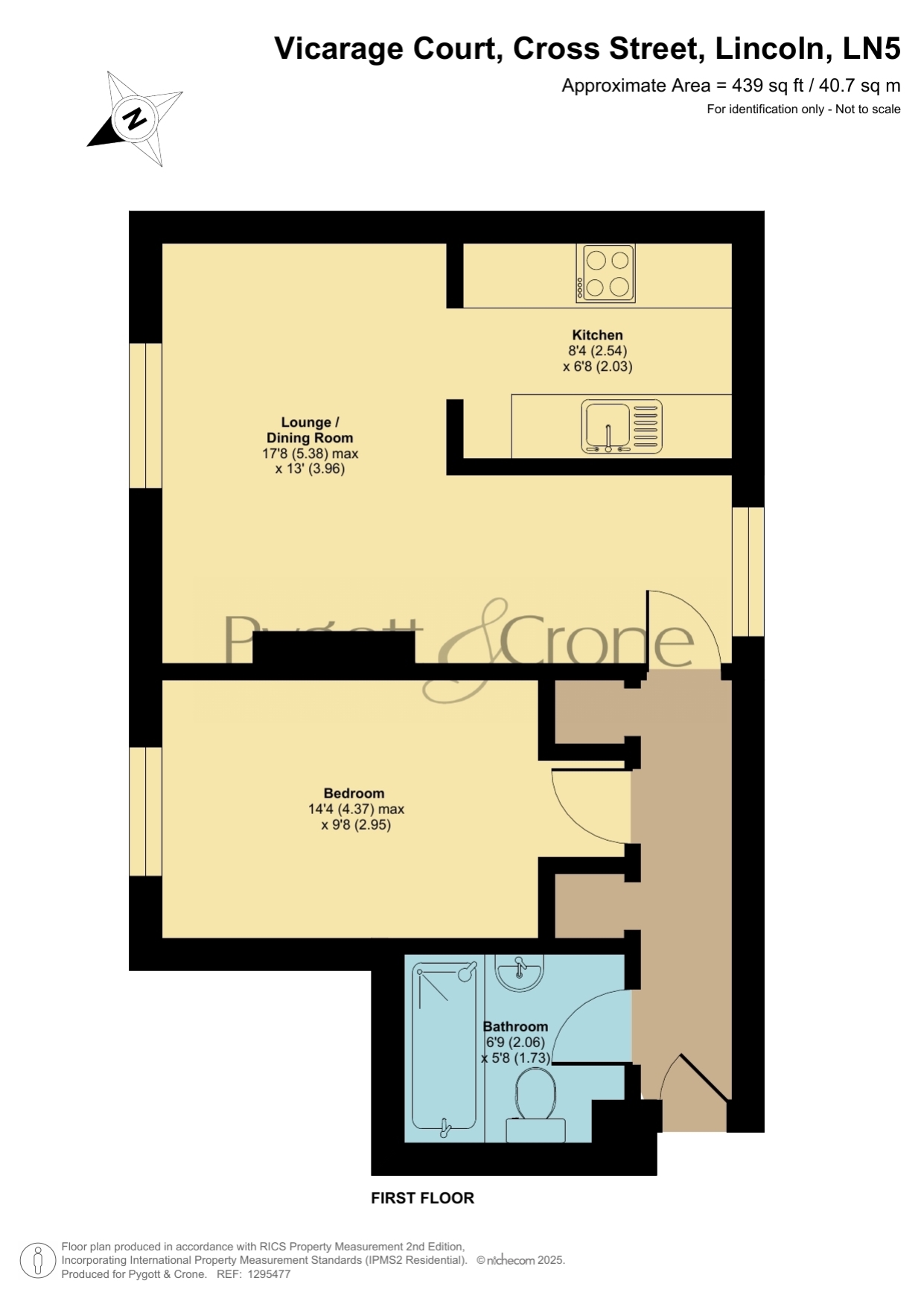 9, Vicarage Court Cross Street, Lincoln floorplan