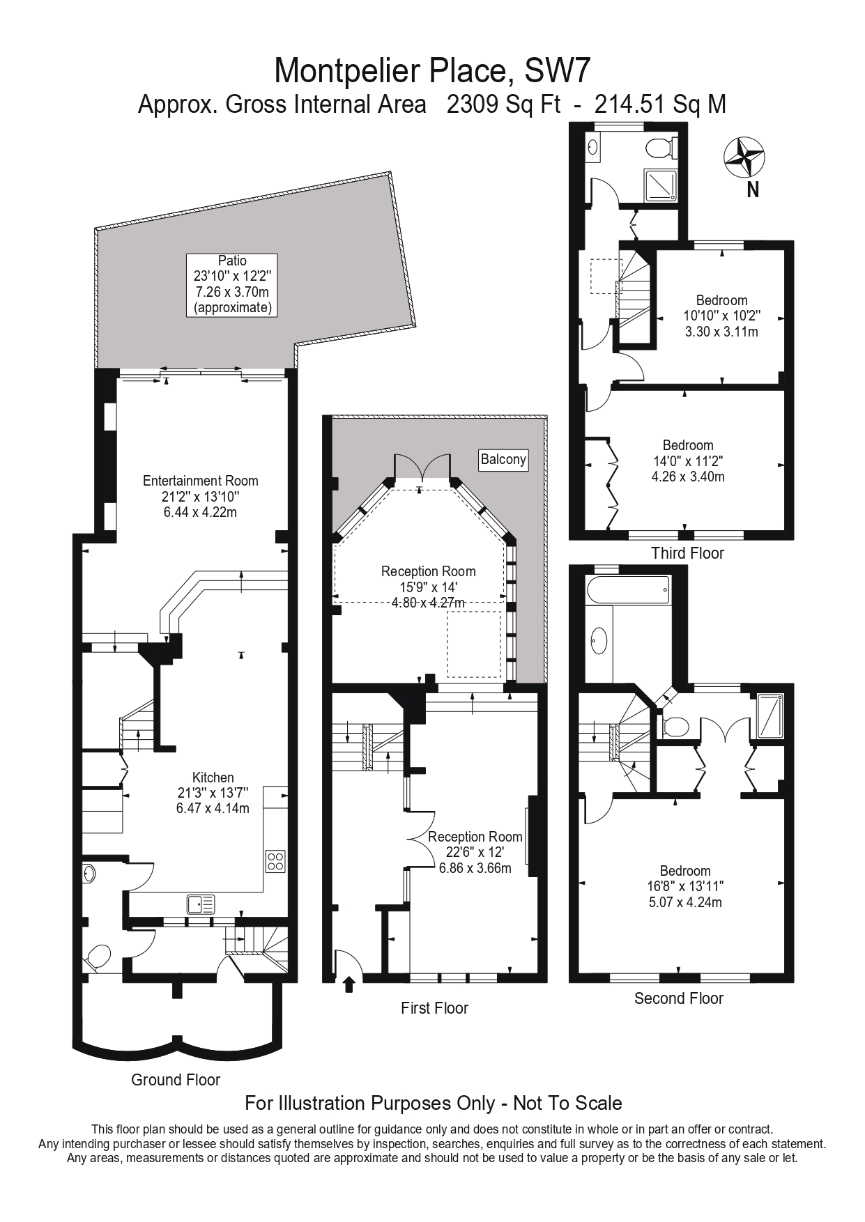 17, Montpelier Place, London floorplan