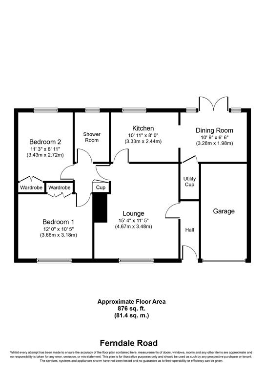 2 Bedrooms Bungalow for sale in Ferndale Road, Lichfield WS13