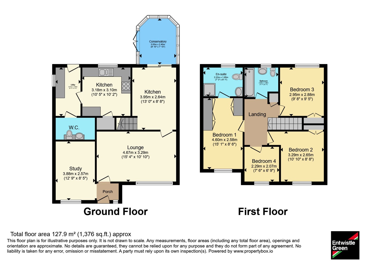 55, St. Asaph Drive, Warrington floorplan