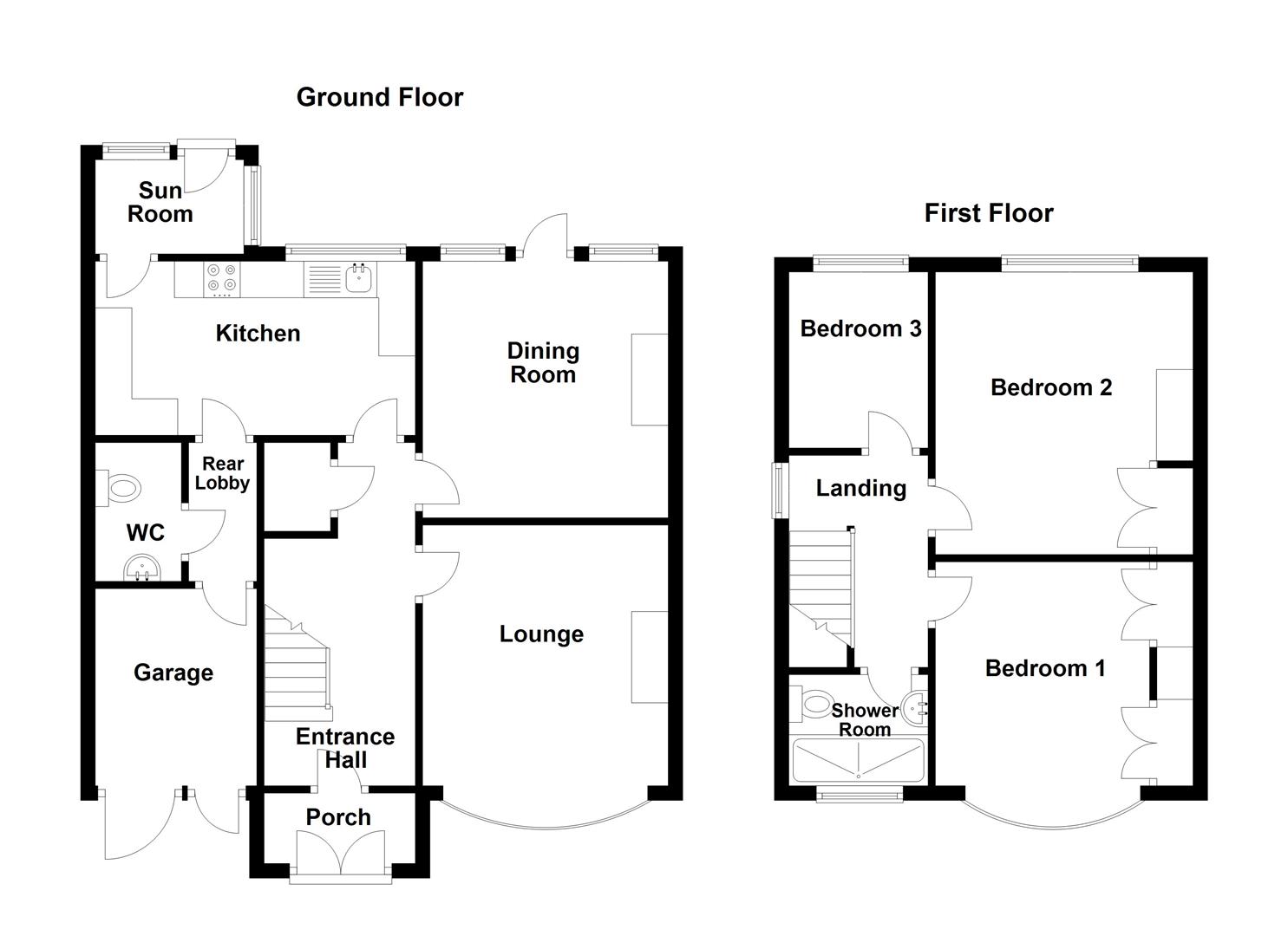 Olive Hill Road, Halesowen B62, 3 bedroom semidetached house for sale