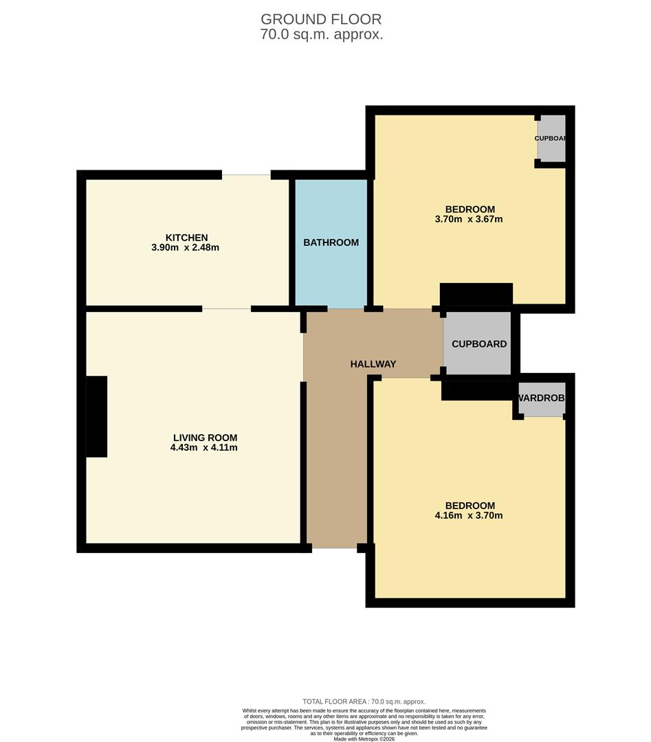 3, Kinloch Park, Carnoustie floorplan