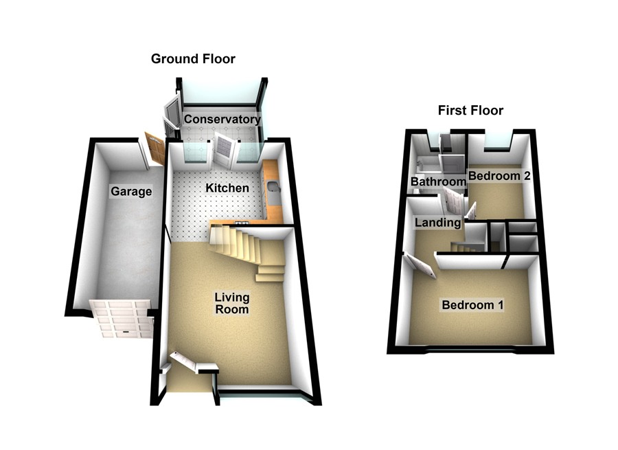 Windmeres, Evesham floorplan